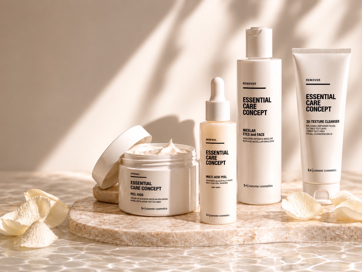 Summe Cosmetics — ritual de belleza premium, campaña editorial
